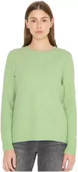 Cecil Strickpullover mit U-Boot-Ausschnitt bamboo green melange