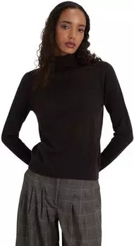Style & Republic Rollkragenpullover aus 100% Kaschmir, Slim-Fit (4032743127344) dunkelbraun