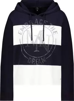 Monari Blockringel Strickpullover Regular Fit marine ringel