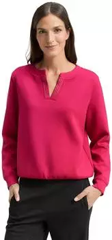 Tom Tailor Sweatshirt mit Stehkragen (1049480) dark pink