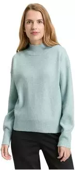 Tom Tailor Oversize Strickpullover mit Stehkragen (1049190) mint
