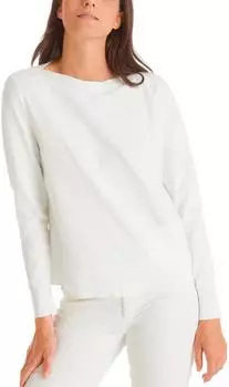 Marc Cain Collection Essential Rundhalspullover offwhite