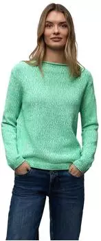 Street One Two-Tone Pullover (A303619) arcadia green