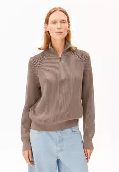 armedangels Pullover aus Bio-Woll Mix cinnamon dust/dark cinnamon dust