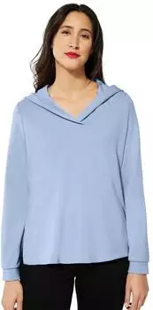 Street One Hoodie (A302976) light lake blue