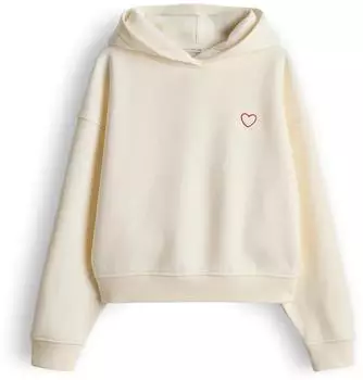 Opus Gespi Regular Hoodie aus weichem Baumwollmix (1052244020106) creme