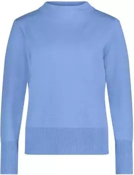 Betty Barclay Basic-Strickpullover mit Stehkragen azurine/blau