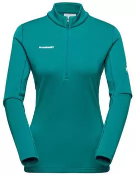 Mammut Aenergy ML Half Zip Pull Damen (1016-01110) gr&uuml;n