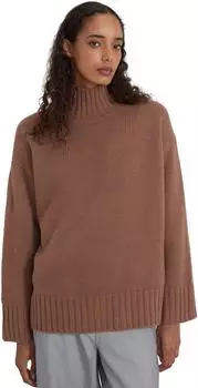 Style & Republic Oversize Rollkragen Pullover Boxy braunmeliert