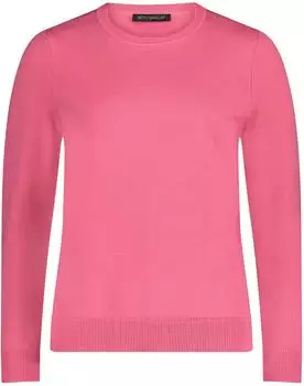Betty Barclay Basic Strickpullover mit Rundhalsausschnitt (5433/2907) pink