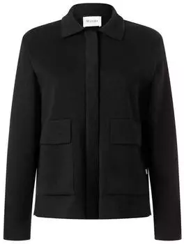 Maerz Regular Fit Strickjacke mit Brusttasche schwarz