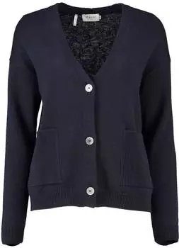 Maerz Regular Fit Strickjacke mit Brusttasche (273700) navy