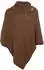 Knit Factory Nicky Gestrickter Poncho mit Kragen
