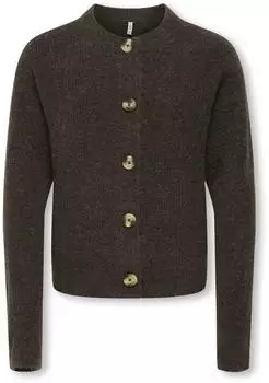 Only Onlcarol Nice L/S Cardigan Knt Noos (15211521) black coffee