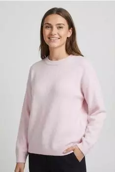 Vila Viril O-neck L/s Strickpullover - Noos (14054177) cherry blossom melange/rosa