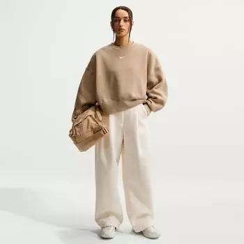 Nike Sportswear Phoenix Fleece Over-Oversized Sweatshirt (DQ5761-286) linen/sail