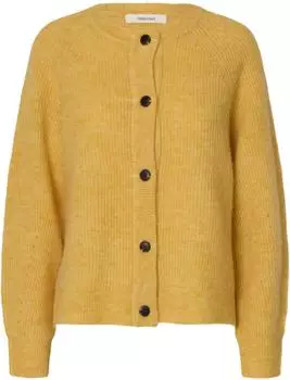 Selected Slflulu Ls Strickjacke Kurz Noos (SEF1637048000005) gelb