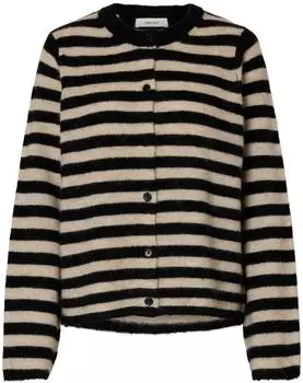 Selected Slflulu Ls Strickjacke Kurz Noos (16074481) schwarz