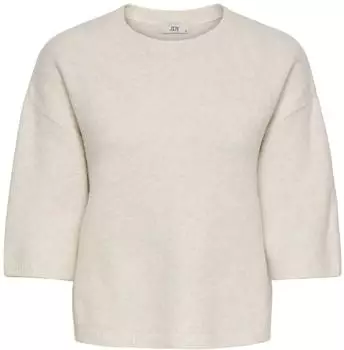 Jacqueline de Yong Drop-Shoulder Strickpullover (15374622) hellbeige
