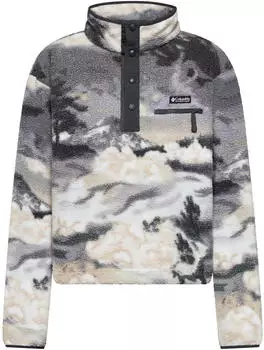 Columbia Helvetia II Cropped Printed Sherpa Fleece Damen (2098501) shark/dreaming