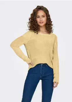 Only Onlgeena Xo L/s Pullover Knt Noos (15113356) hellgelb
