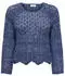 Only Onlnola 3/4 Pullover Knt (10062366) india ink detail:w. light blue