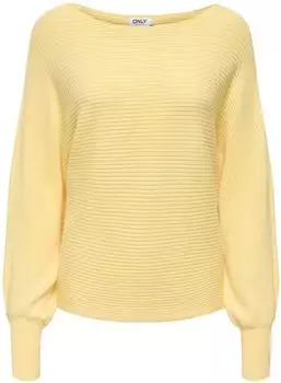 Only Onladaline Life L/s Short Pullo Knt Noos (15226298) gelb