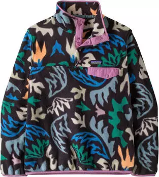 Patagonia Women's Lightweight Synchilla Snap-T Fleece Pullover (25455) blau
