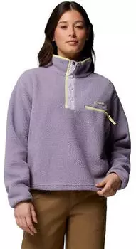 Columbia Helvetia II Cropped Half Snap Fleece (2092231) shale purple/lavender pearl/citron