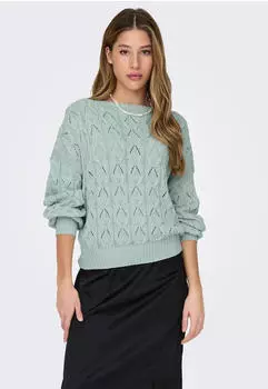 Only Onlbrynn Life Structure L/s Pullover Knt (15222853) jadeite