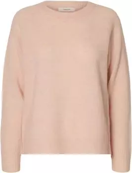Selected Crew Neck Wollpullover (16074482) pale dogwood/melange