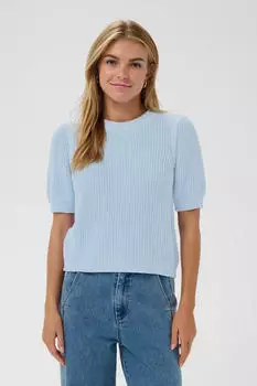 Saint Tropez PiliaSZ SS Strickpullover (30514999) blau