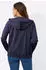 Witt Weiden Shirtjacke Sweatjacke Langarm marine