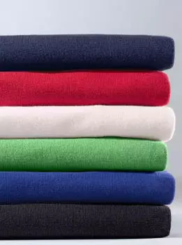Witt Weiden Kurzarm-Pullover aus Baumwolle marine
