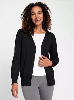 Witt Weiden Ajour Knit Cardigan schwarz