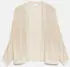 Comma Fine Knit Cardigan Loose Fit mit Ajourmuster (2180578) ecru
