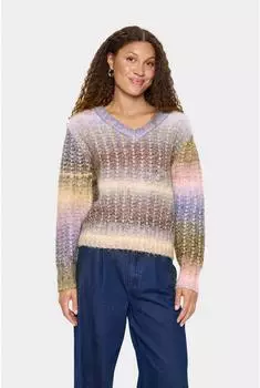 Saint Tropez OttolineSZ Strickpullover Loose Fit urban chic melange