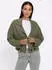 Heine Strickjacke khaki-meliert