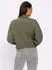 Heine Strickjacke khaki-meliert