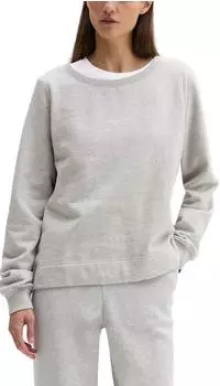 Marc O'Polo Sweatshirt mit gepeachter Oberfl&auml;che (602402554081) pure grey melange