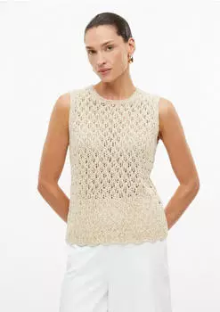 s.Oliver VEST Weste (2178836) sandstein