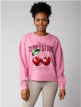 watapparel Sweet Temptations Sweatshirt bubble pink
