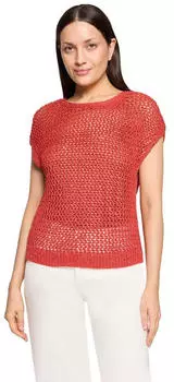 Betty Barclay Knit Top dunkelrot/braun