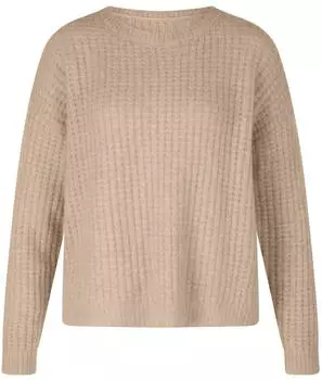 Peter Hahn Rundhals-Pullover aus Kaschmir beige (124633)