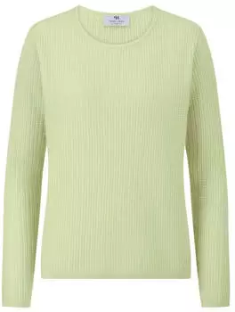 Peter Hahn Rundhals-Pullover 1/1-Arm aus 100% Kaschmir grün (122955)