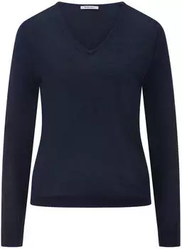 Peter Hahn V-Pullover Kaschmir blau (123266)