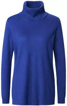 Peter Hahn Rollkragen-Pullover Modell Tamara Kaschmir blau (950949)
