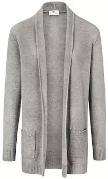 Peter Hahn Cardigan aus 100% Schurwolle grau (816173)