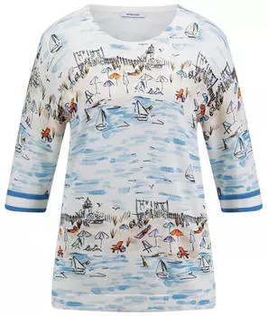 Peter Hahn Rundhals-Pullover mehrfarbig (123616)