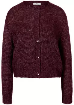 Peter Hahn Strickjacke überschnittener Schulter rot (119683)